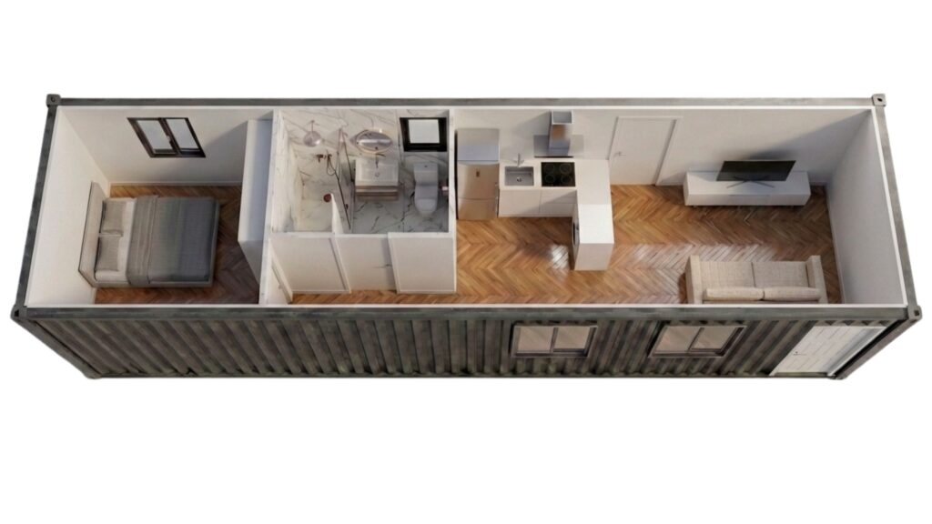 HORIZON Basic: casa contenedor con estética industrial